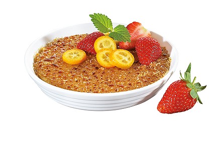 0750918215 BURGUND Miska na créme brulée 15 cm bílá Kuchenprofi